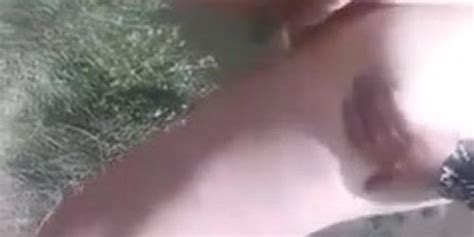 MILF Masturbates By The Water Tnaflix