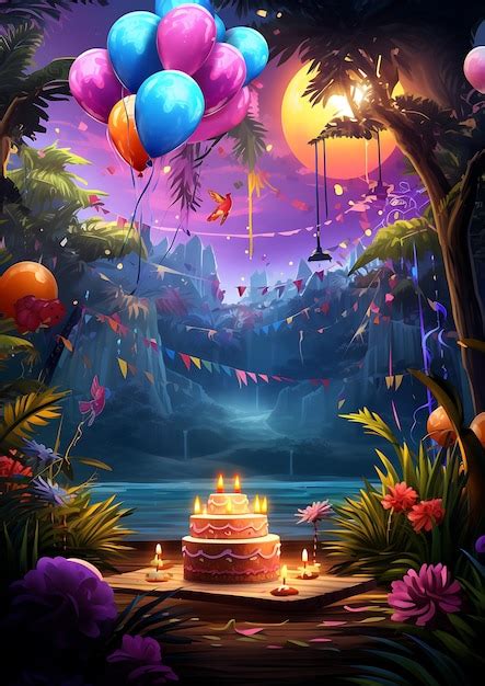 Premium Ai Image Playful Party Themes