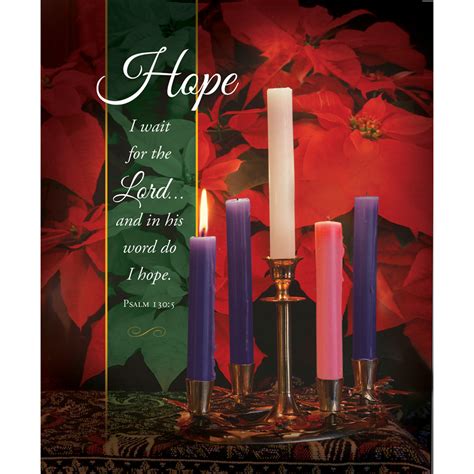 Church Bulletin 14 Advent Hope I Wait For The Lord Ps 1035