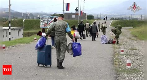 Thousands Of Armenians Flee Nagorno Karabakh As Turkish President Set