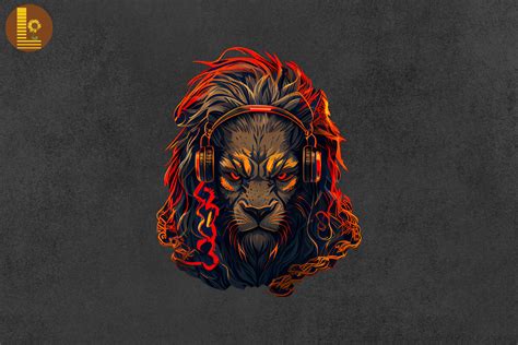 Badass Gangster Lion By Mulew Art Thehungryjpeg