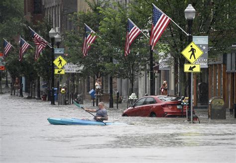 Vermont Towns Underwater As Crews Rescue More Than 100 From Floods