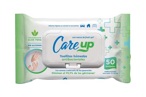 TOALLA HUMEDA ANTIBACTERIAL CARE UP 50U Rolleri