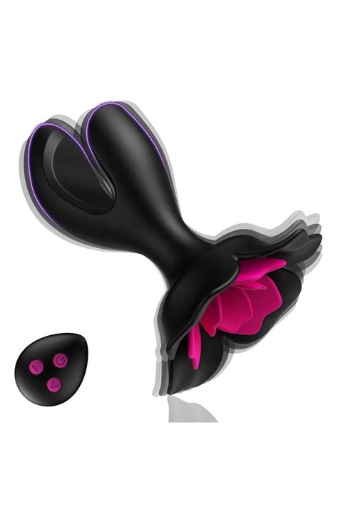 ETSMagaza Uzaktan kumanda Anal Plug vibratör titreşimli gül oyuncaklar masaj aleti yetişkin İçin