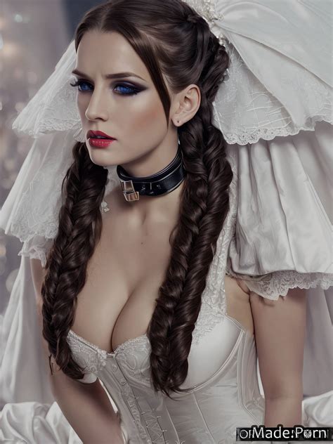 Porn Image Of Irish Portrait Slutty Braided Hair Huge Boobs Cleavage Facial Created By AI