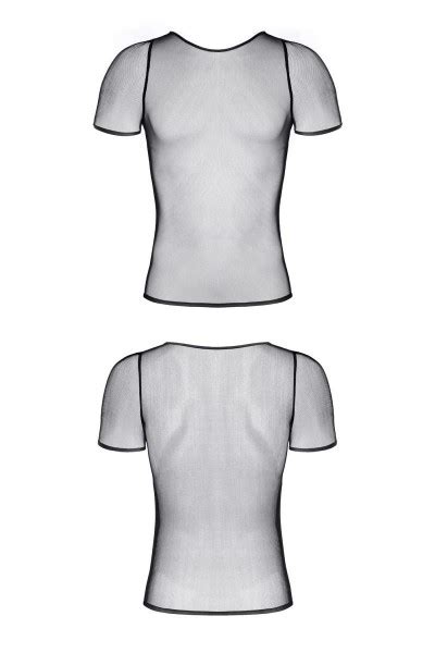 schwarzes Netzoberteil kurzarm Oberteile für IHN Club Hot Fashion Odretto Highheels