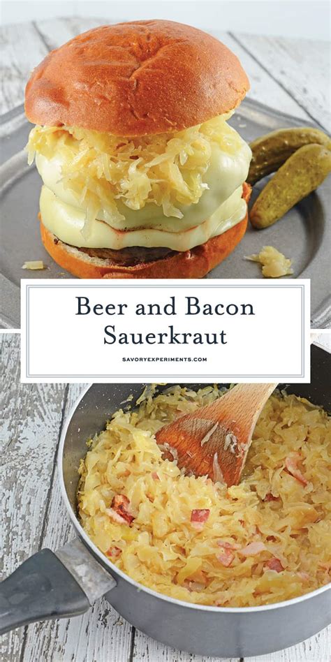 Beer And Bacon Sauerkraut Mouth Watering Bacon Sauerkraut