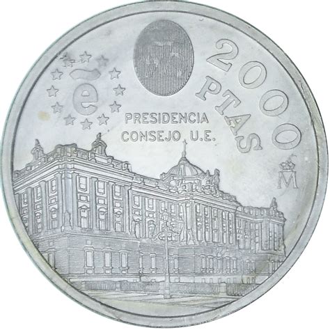 Coin, Spain, Juan Carlos I, 2000 Pesetas, 1995, Madrid, , Silver, KM:954