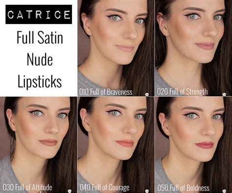 Catrice Full Satin Nude Lipsticks The Beauty And The Blonde