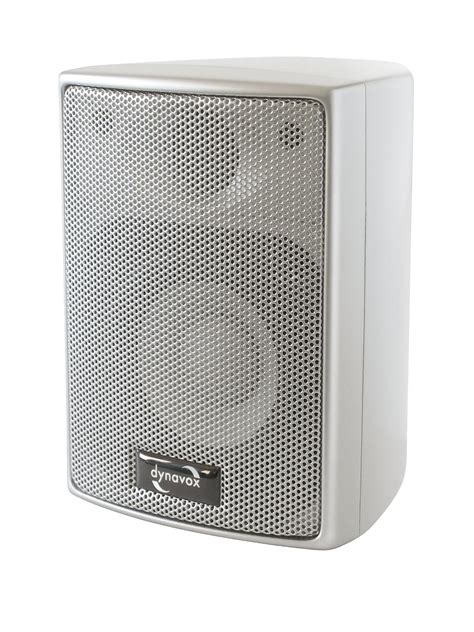 Dynavox AS 301 High Class Satellite Speakers 60 Watt Silver Pair