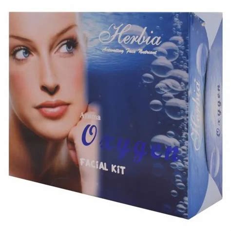 Oxygen Cream Herbia Aroma Oxy Facial Kit For Face Packaging Size 400