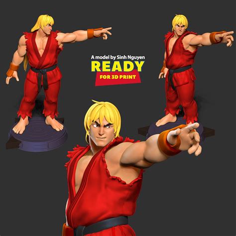 Artstation Ken Master Street Fighter Resources