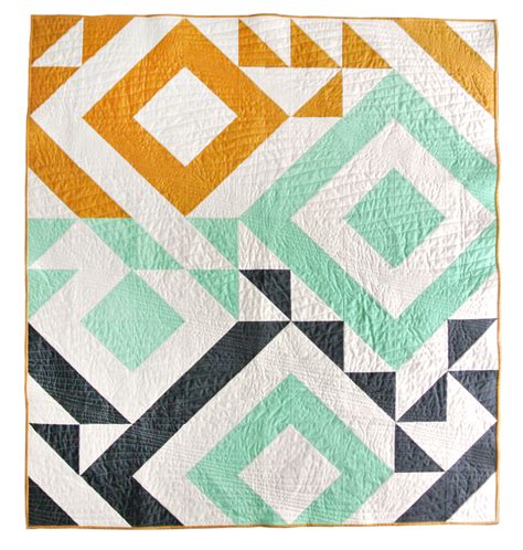 Triangle Jitters Quilt Pattern (Download) - Suzy Quilts