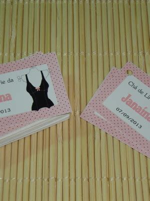 Tag Para Lembrancinha Para Ch De Lingerie Compre Produtos Personalizados No Elo