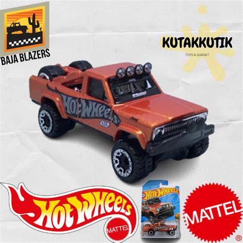 Jual Hot Wheels Mobil Jip Pickup 73 Jeep J10 Orange Lot M 2023 Baja Blazers Shopee Indonesia