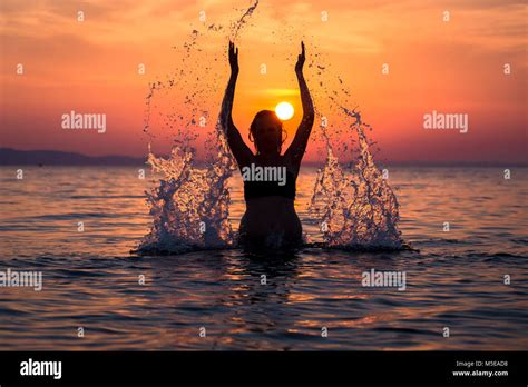 Female Model In Bikini Hands Hi Res Stock Photography And Images Alamy