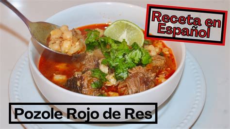 Cómo Hacer Pozole Rojo Pozole Pozolerojo Youtube