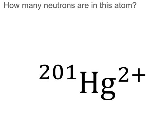 how to calculate how many neutrons are in an atom