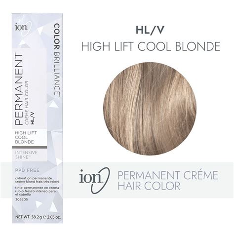 Ion Hl V Hi Lift Cool Blonde Permanent Creme Hair Color By Color