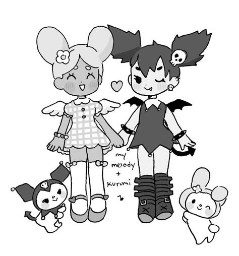 Раскраски Куруми и мелоди (34 шт.) - скачать или распечатать бесплатно ...
