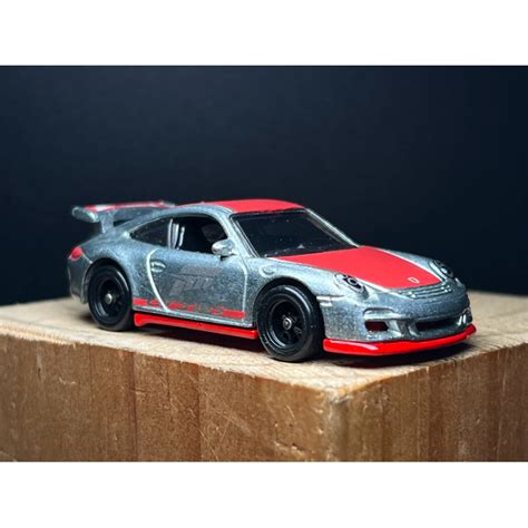 KentNgoShop Xe Mô Hình Hot Wheels Premium Porsche 911 GT3 tỉ lệ 1 64