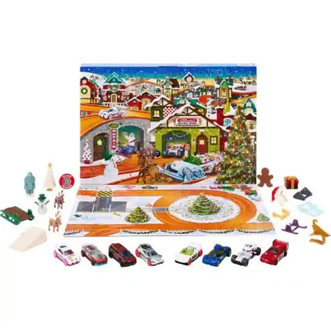 Mattel Hot Wheels adventi kalendárium naptár 8db kisautóval