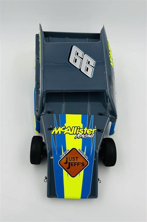 McAllister High Side Tickler 2 0 Midwest Modified Clear Body RC Car