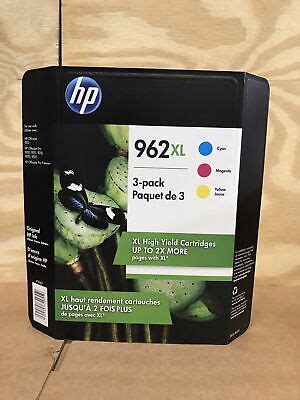 New Genuine Hp Xl Pack High Yield Tri Color Ink Cartridge Exp