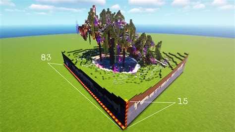 nether portal timelapse schematic minecraft map