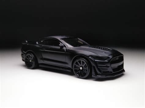 Ford Mustang Hot Wheels Custom Black Etsy