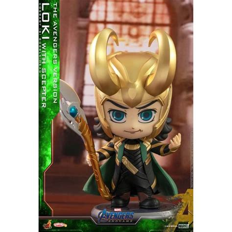 Hot Toys Cosbaby Marvel Avengers Endgame Size S Loki With Helmet The Avengers Version