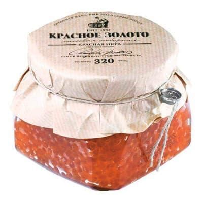 Икра лососевая "Красное золото" 320 гр. купить в Минске - Цена