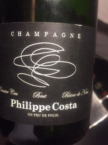 Philippe Costa Blanc De Noir Brut Champagne Premier Cru Vivino