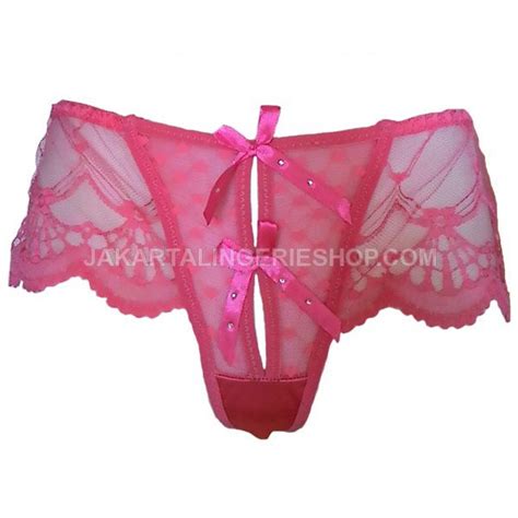 Jual Jakarta Lingerie JLG067 Pink Open Crotch Shopee Indonesia