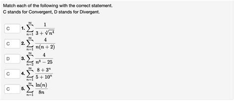 Solved Match each of the following with the correct | Chegg.com