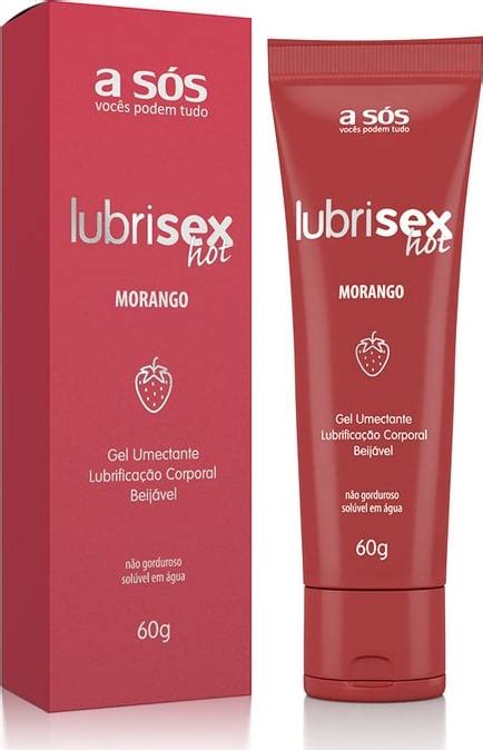 Gel Lubrificante A S S Lubrisex Morango Hot Beleza Na Web