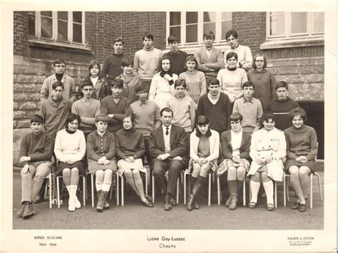 Photo de classe ème année de Collège Gay Lussac Copains d avant