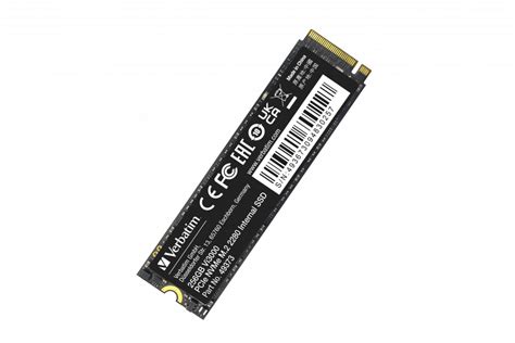 Vi3000 Interno PCIe NVMe M 2 SSD 256 GB Verbatim