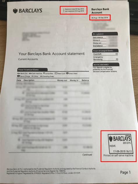 Bank Statement - Barclays "new" stamp - Immigrationboards.com