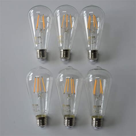 SD LUX Edison Glühbirne E27 Retro Glühbirne 6W LED Vintage Beleuchtung