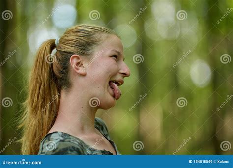 Beautiful Blonde With Piercing Stock Image Image Of Fashion Close 154018549