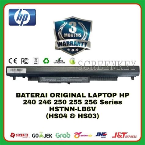 Promo Baterai Batre Batrai Batere Battery Original Laptop Hp Hs04 Hstnn