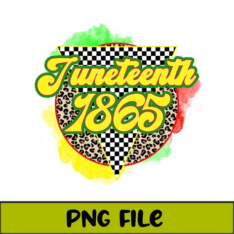 Juneteenth Png Sublimation Black History Month Retro Leopard