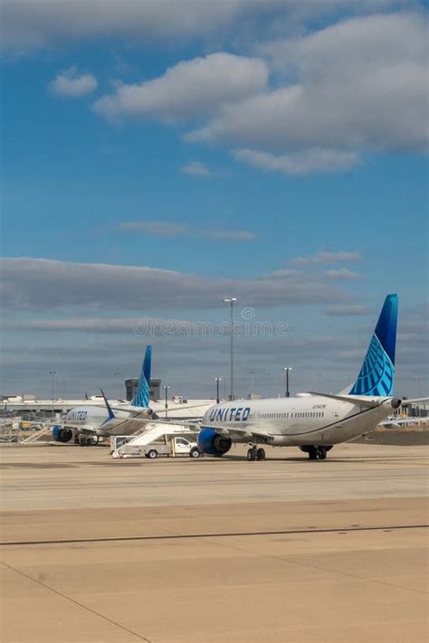 Two Grounded Boeing 737 Max 9 Jets At The Airport Editorial Image