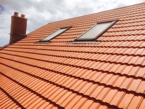 New Roof Finished In Redland Terracotta 49 Roof Tiles Low Profile