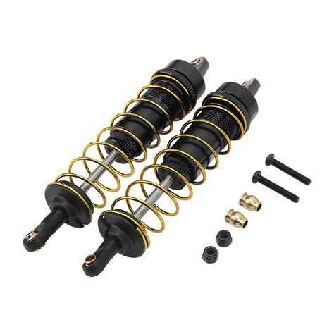 2 Sets Rc Shock Absorber Oil Adjustable Alloy Aluminum Shock For 110