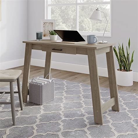 Sauder Beginnings Writing Desk Silver Sycamore Best Buy