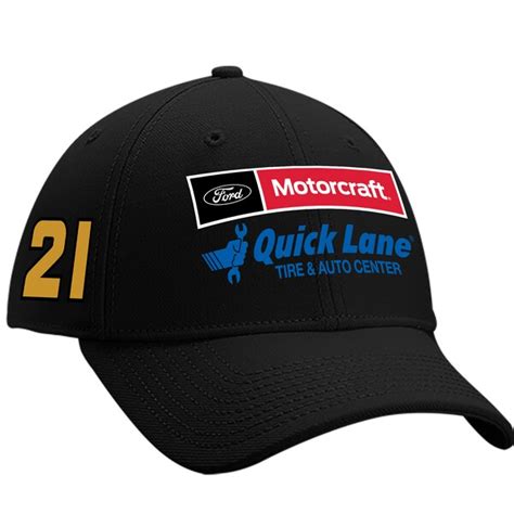 Mens Ryan Blaney New Era Black Ford Motorcraft And Quick Lane Driver