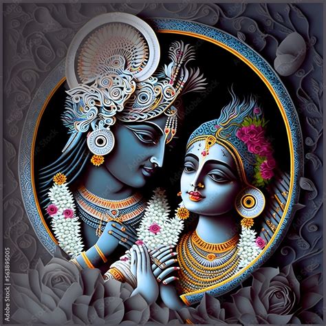 Indian God Radha Krishna