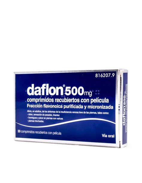 DAFLON 500 MG 30 COMPRIMIDOS RECUBIERTOS